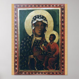 Vår Devotional dam av Czestochowa avbildar, Poster