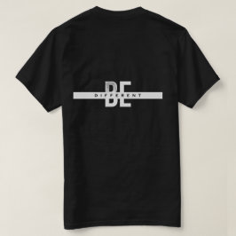 Var Different | Motiverande Typsnitts-T-Shirt T Shirt