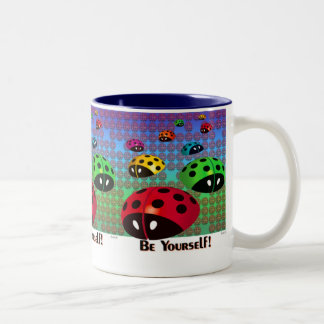 VAR DIG MUGGEN Två-Tonad MUGG