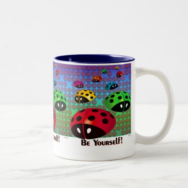 VAR DIG MUGGEN Två-Tonad MUGG (Höger)