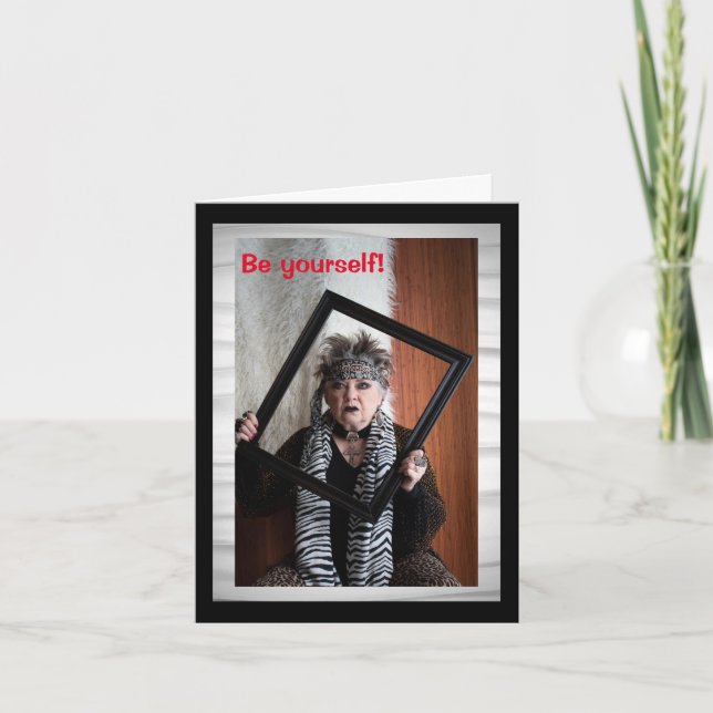 Var dig själv kort (Framsida)