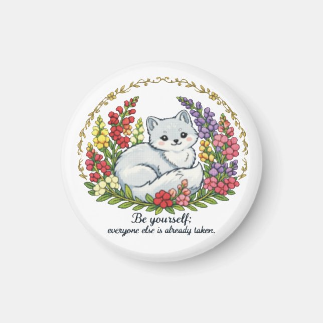 Var dig själv magnet (Framsidan)