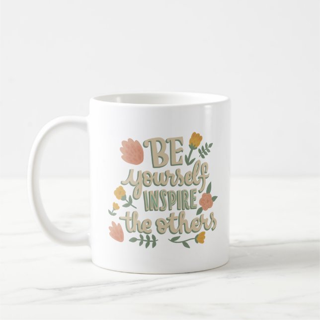 var dig själv och inspirera andra kaffemugg (Vänster)