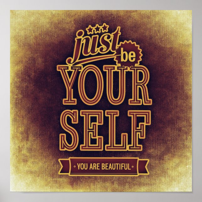 Var dig själv poster (Framsidan)