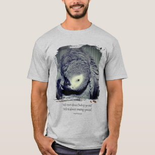 Var dig själv Söt papegoja Citat Inspirerande T Shirt