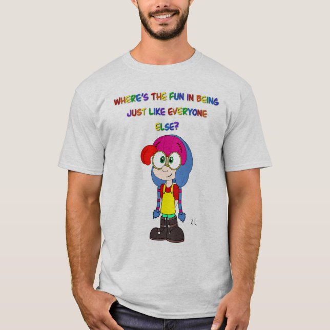 Var dig själv t-shirt (Framsida)