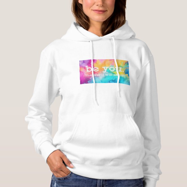 Var dig själv - Världen kommer att anpassa sig -   T Shirt (Framsida)