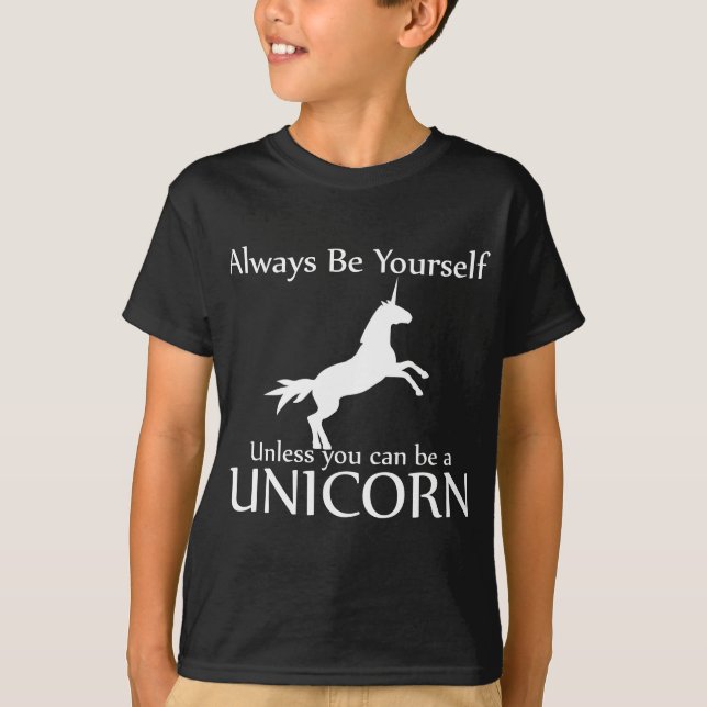 Var dig unicornen tee (Framsida)