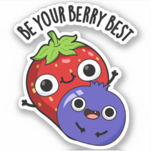 Var din Berry bästifunne Fruit Pun Klistermärken