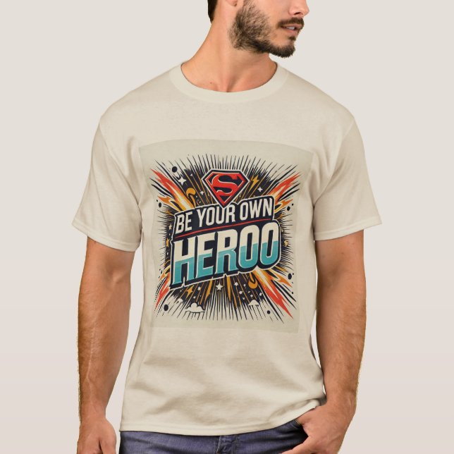 Var din egen Hero T Shirt (Framsida)