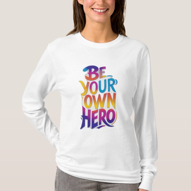 Var din egen Hero T Shirt (Framsida)