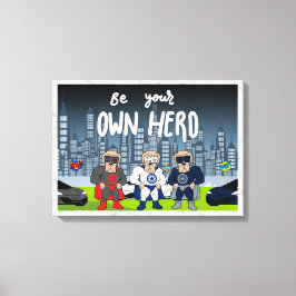 Var din egen Hero Wall Art Canvastryck