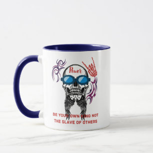 Var Din Egen Kung Motivations Kaffe Mugg Med Djärv