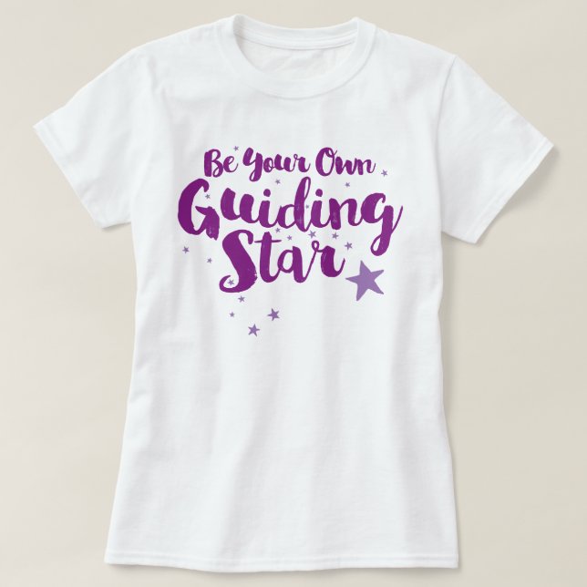 Var din egen ledstjärna T-Shirt (Design framsida)