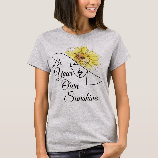 Var din egen solsken t shirt (Framsida)