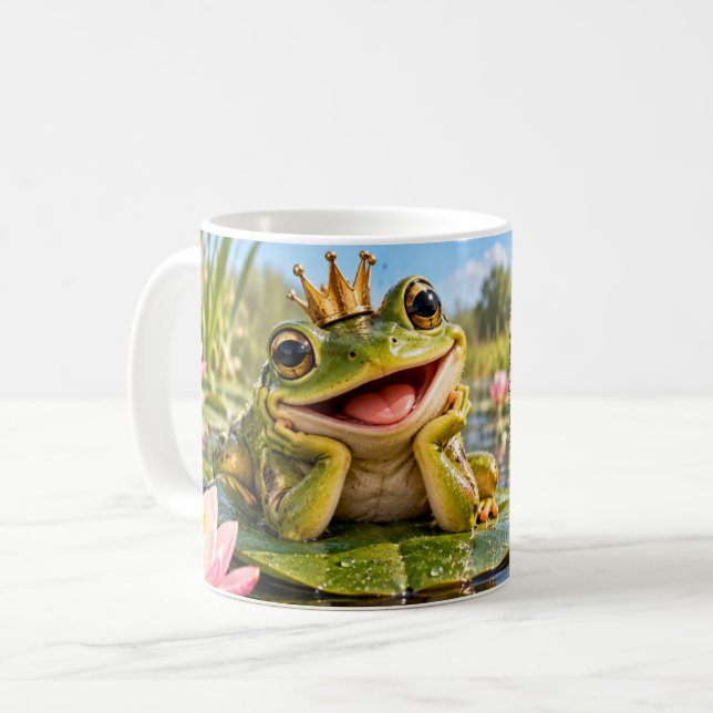 Var Din Egen Sorts Fantastiska Groda Kaffemugg (Framsida vänster)