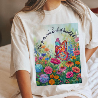Var Din Egen Sorts Vacker Fjärilskonst T Shirt
