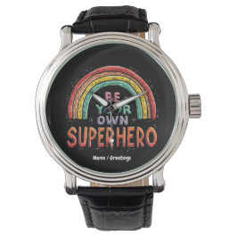 Var din egen superhjälteinspiration och färgstarka armbandsur