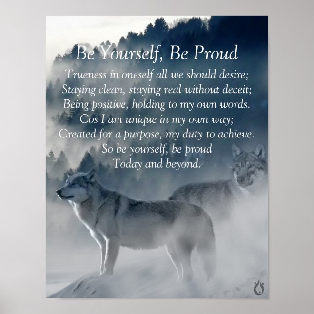 Var din egen Varg Poster (Framsidan)
