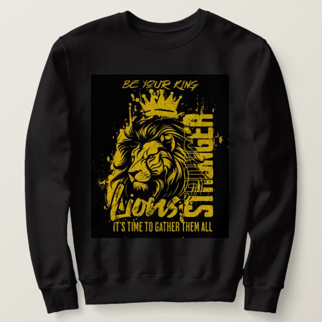 VAR DIN KONUNG  LÅNG ÄRMAD TRÖJA (Design framsida)