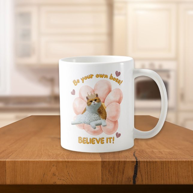 Var ditt eget Chef som tror att det är motiverat Kaffemugg (Skapare uppladdad)