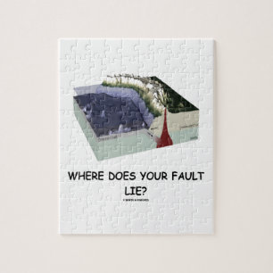 Var ditt kritiserar ljuger? Geologihumor Pussel