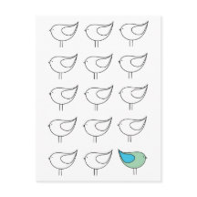 Var ditt lilla fågelvykort