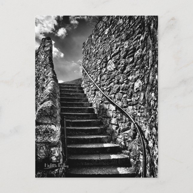 Var ditt vykort för stege-lead visas (Framsida)