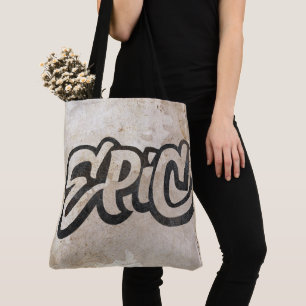 Var djärv med EPIC Lettering - Graffiti Mode Tygkasse