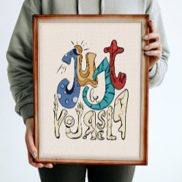 Var djärv, var bara du själv. poster