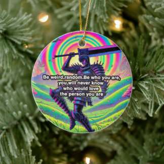 "Var djärv, var du" högkvalitativ ornament