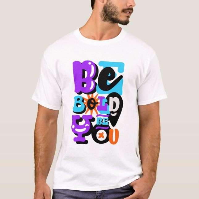 VAR DJÄRVA VAR DU Inspirerande T-Shirt Design (Framsida)