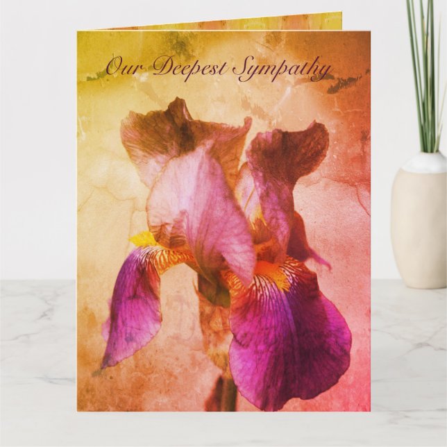 Vår djupaste sympati för Iris Kort (Framsida)