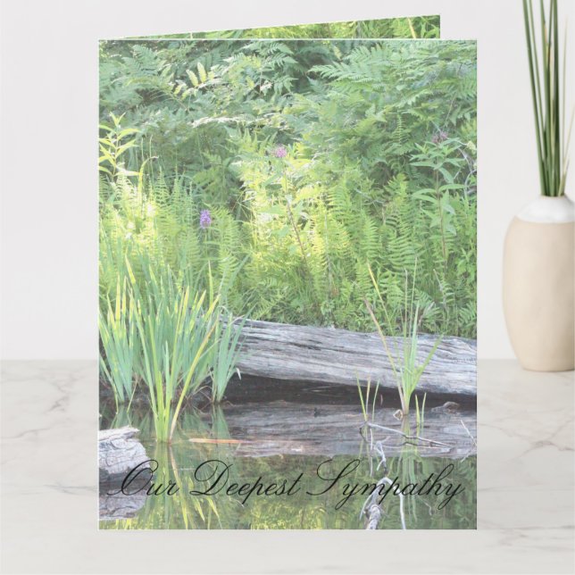 Vår djupaste sympati kort (Framsida)