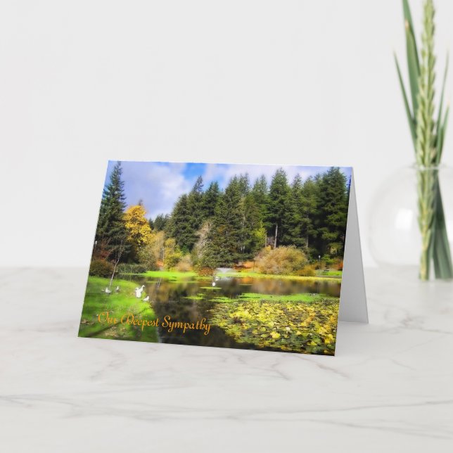 Vår djupaste sympati kort (Framsida)