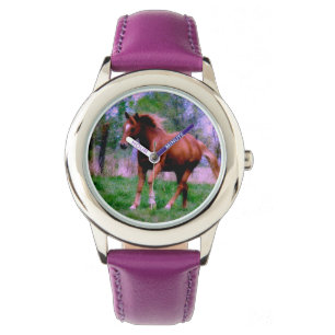Vår Dreams, Sorrel Horse Trotting Armbandsur