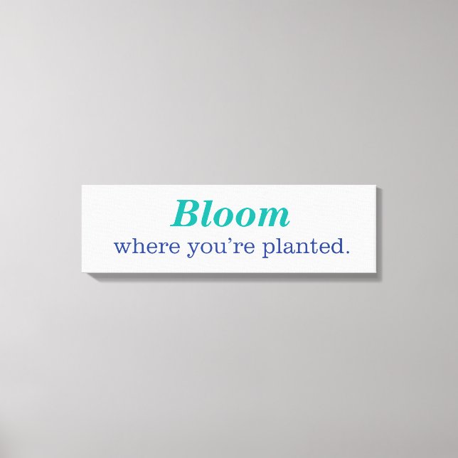 Var du är planerad canvastryck (Framsida)