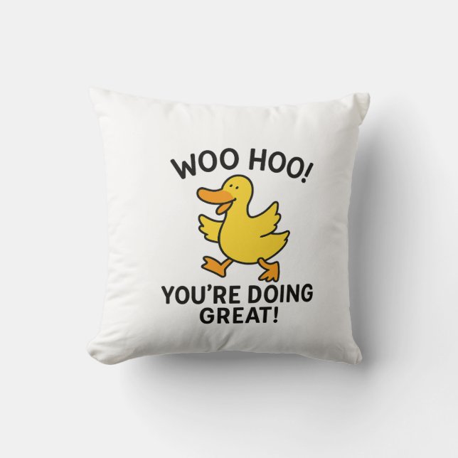 VAR DU GÖR UNDERBAR DUCKY ANKA? KUDDE (Framsida)