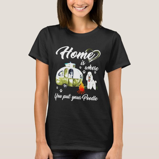 Var du lägger din Pudel T Shirt (Framsida)