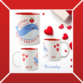 Var du min Valentine? Två-Tonad Mugg