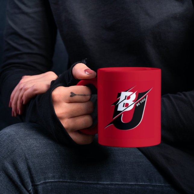 Var du Modern Red & Black Mugg (Skapare uppladdad)