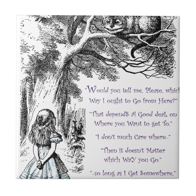 Var du önskar att gå kakelplatta (Framsidan)