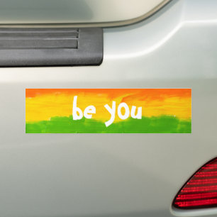 Var du Rainbow Färg LGBT Pride Bumper Sticker Bildekal