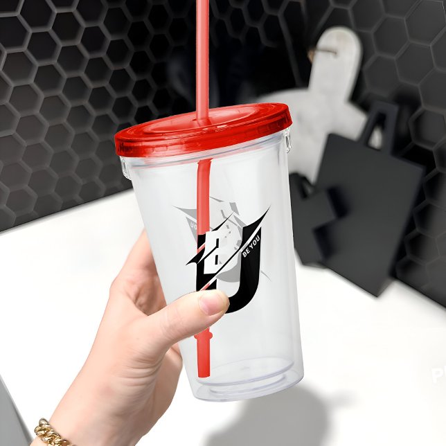 Var Du Röd Take Away Mugg (Skapare uppladdad)