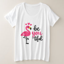 "Var Du Tiful"• Söt Positiv Flamingo Citat
