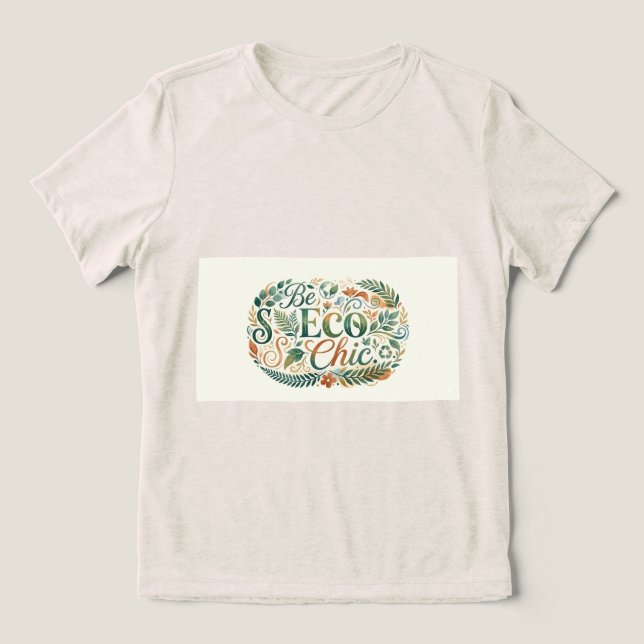 Var Eco Chic,T-Shirt T Shirt (Design Framsida)
