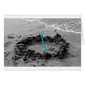 vår egen bassäng hälsningskort