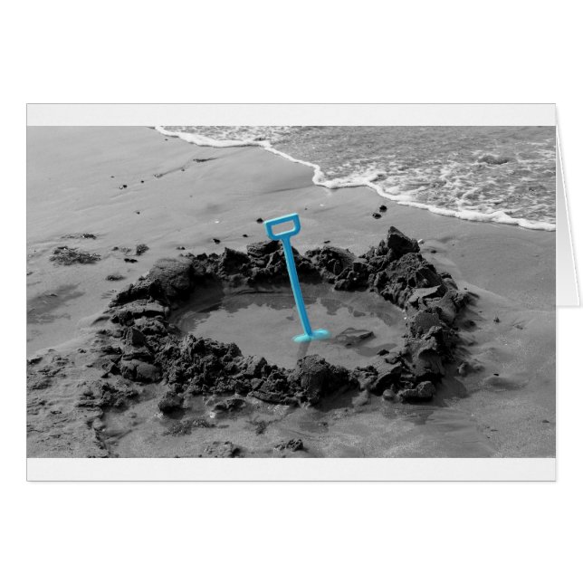 vår egen bassäng hälsningskort (Framsidan Horizontal)