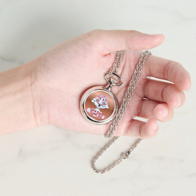 Var egen regnbåge Söt enhörning halsband (Hand)