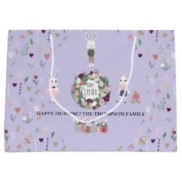 Vår Eggs Bunny Wildblomma Personlig Påsk